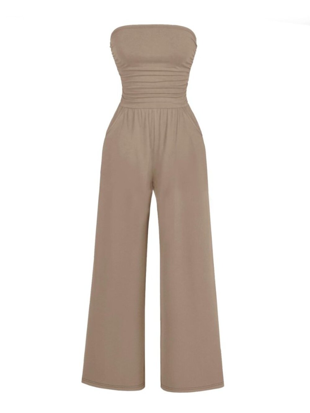 Women's Casual Summer Strapless Jumpsuits Off Shoulder Sleeveless Backless 2026